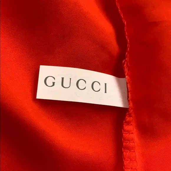 Silky Set of 2 Red Gucci Dust Bags