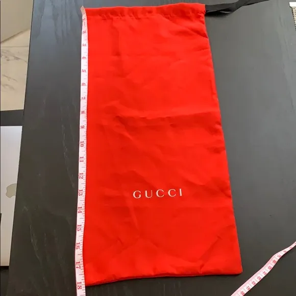 Silky Set of 2 Red Gucci Dust Bags