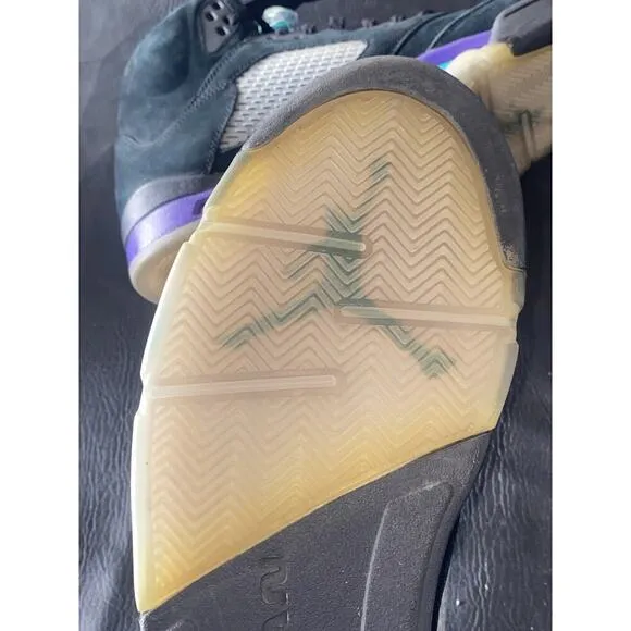 Size 12 - Jordan 5 (V) Retro Black Grape 2013 Worn Once deadstock NO BOX