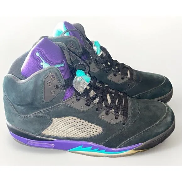 Size 12 - Jordan 5 (V) Retro Black Grape 2013 Worn Once deadstock NO BOX