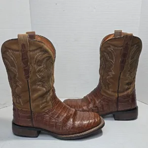 Size 9 Dan Post Genuine Caiman Kingsly Western Boots Mens