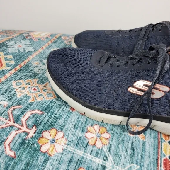 Skechers Men's Flex Advantage 2.0 The Happs Low Top Sneaker Shoes Dk Navy Blue 9