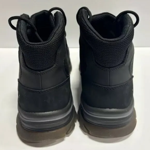 Skechers Men’s Ralcon-Lorken Black Lace-Up Boots, Size 10.5 M