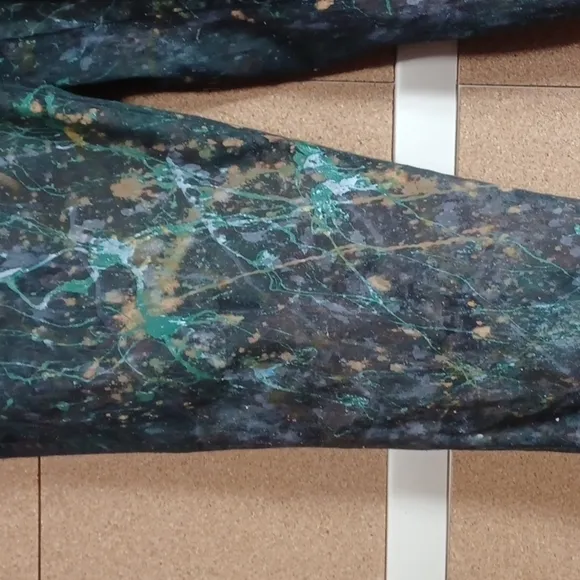 SLICK-BUD FASHIONS slacks size 44X30 in a beautiful one of a kind custom painted