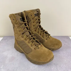 Smith &amp; Wesson Boots Men's Size 9 R Breach 2.0 8&quot; Side-Zip Boots Tactical Tan