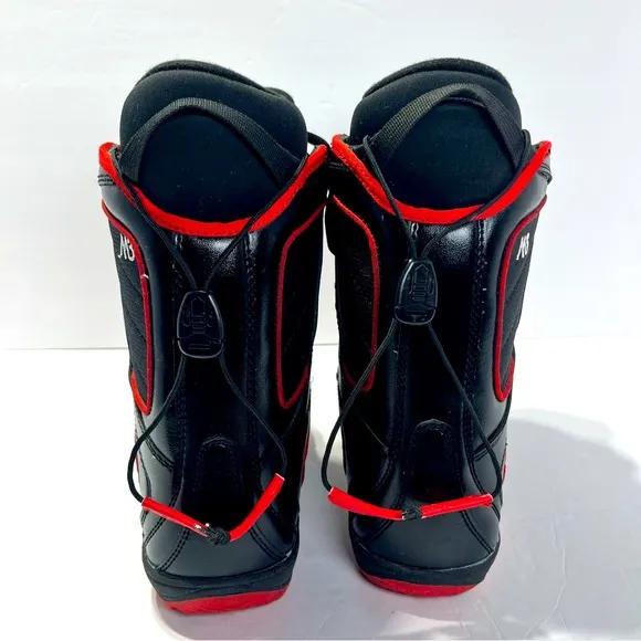 Snowboarding Boots Millennium Three M3 Youth Size 5 Black Red