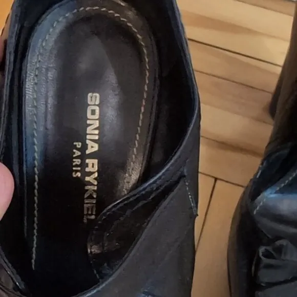 Sonia Rykiel leather platform sandals