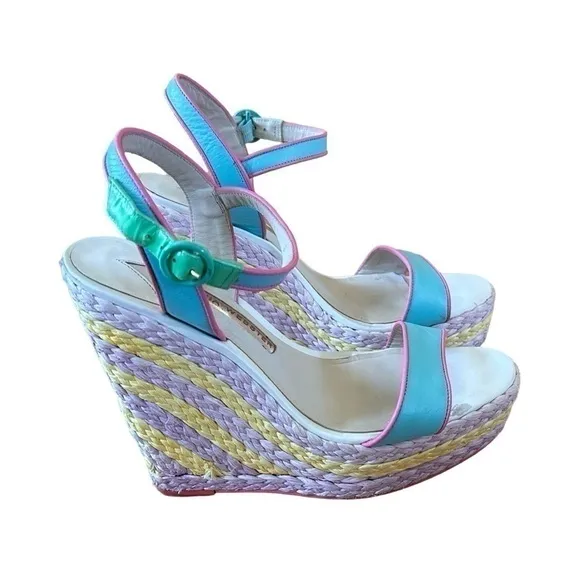 Sophia Webster Women's Lucita Platform Wedge Espadrille Sandals