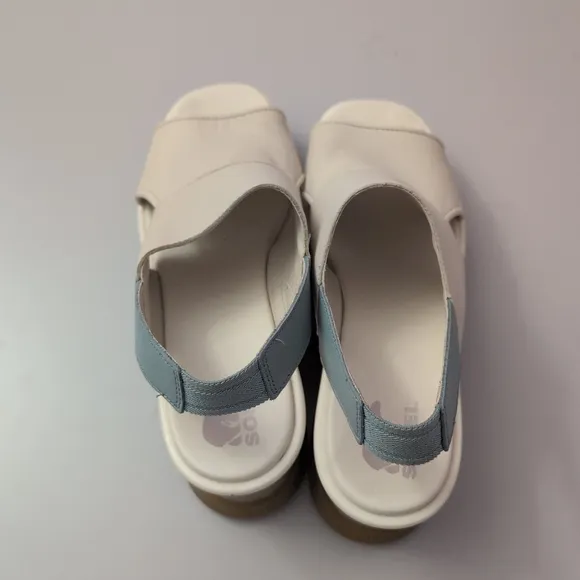 Soreil Platform Sandals with Blue Strap Platform Size 11