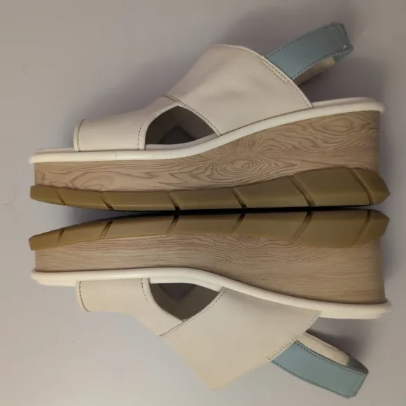 Soreil Platform Sandals with Blue Strap Platform Size 11
