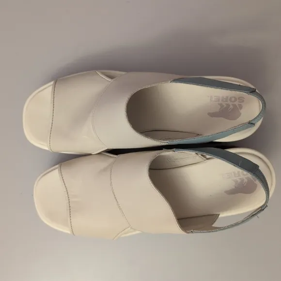 Soreil Platform Sandals with Blue Strap Platform Size 11