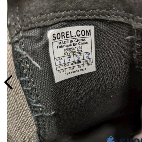 Sorel joan of artic chelsea SUEDE LEATHER COMBO waterproof wedge bootie BOOTS 5