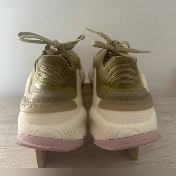 Sorel Kinetic RNEGD Float Shoes Olive Mauve Sporty Comfy Stylish Size 7