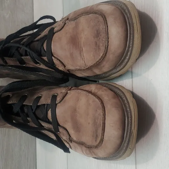 Sorel Mens Madson moc toe Leather High Top Sneakers Boots shoes sz 12