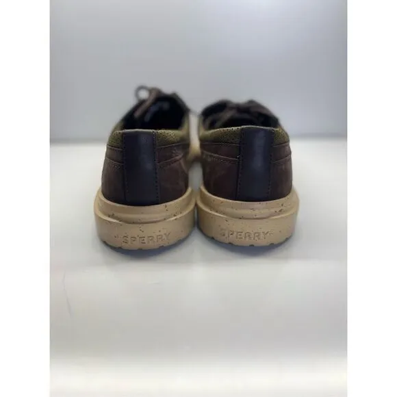 Sperry Cabo II Oxford Brown Leather Shoes STS25458 Men's Size 12