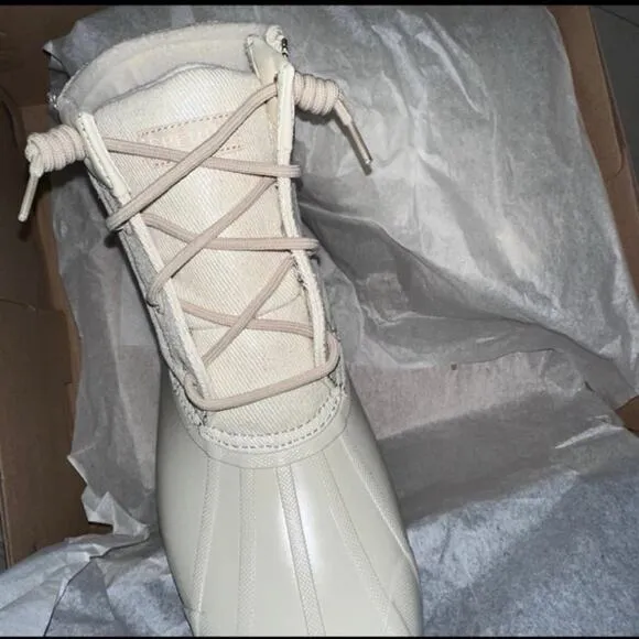 Sperry saltwater duck boots memory foam booties