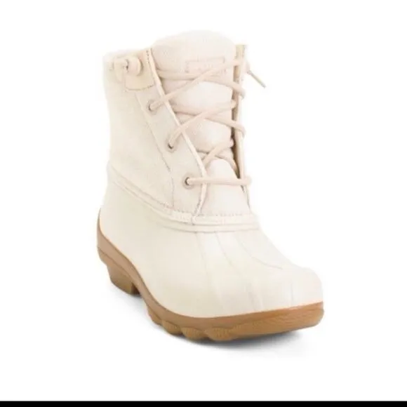 Sperry saltwater duck boots memory foam booties