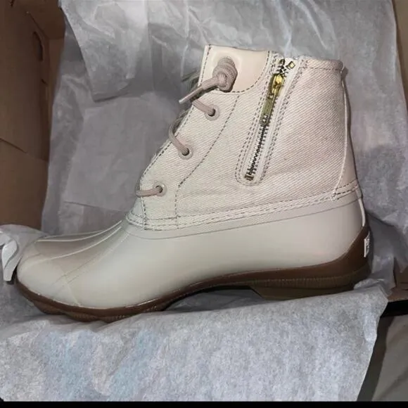 Sperry saltwater duck boots memory foam booties