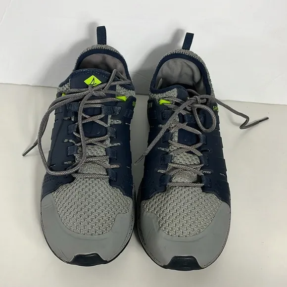 Sperry Top-Sider Mainstay Sneaker Seattle Gray / Blue Shoes Men’s Sz 11.5
