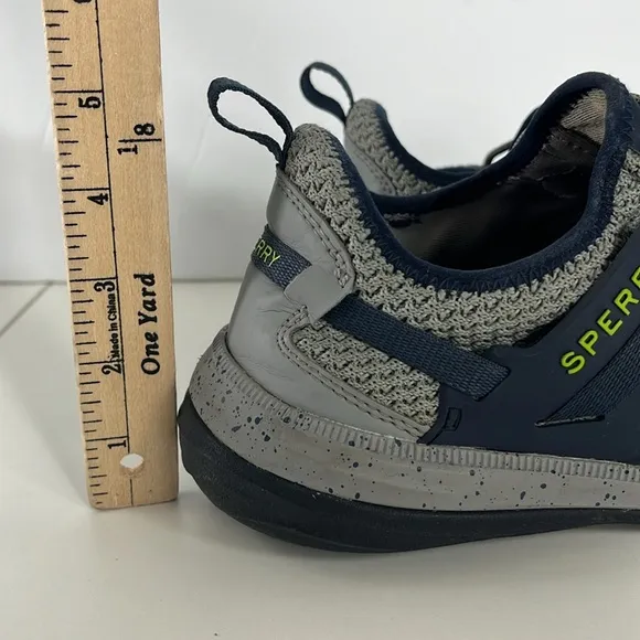 Sperry Top-Sider Mainstay Sneaker Seattle Gray / Blue Shoes Men’s Sz 11.5