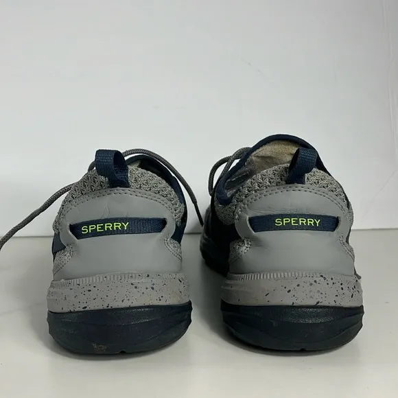 Sperry Top-Sider Mainstay Sneaker Seattle Gray / Blue Shoes Men’s Sz 11.5