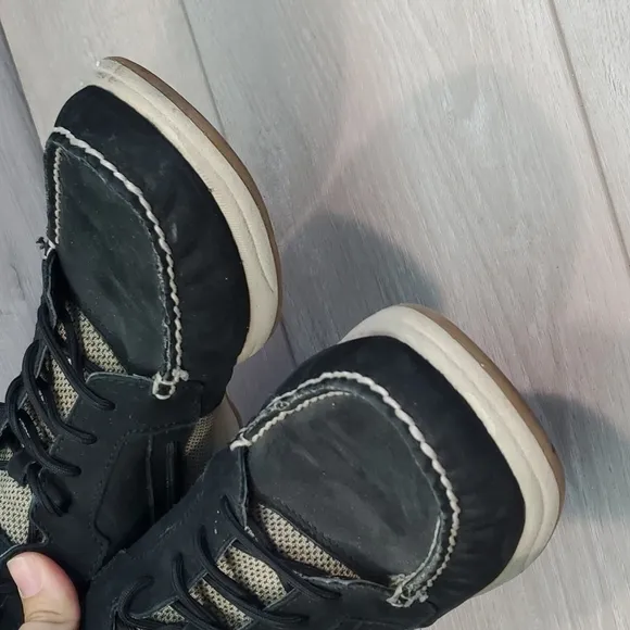 Sperry Top Sider Womens Langley Lace Up High Top Sneakers Shoes sz 9.5 M