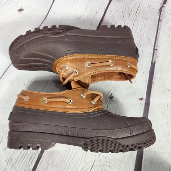 Sperry Women's Top Spider Heron Duck Shoes Size 6.5 Brown