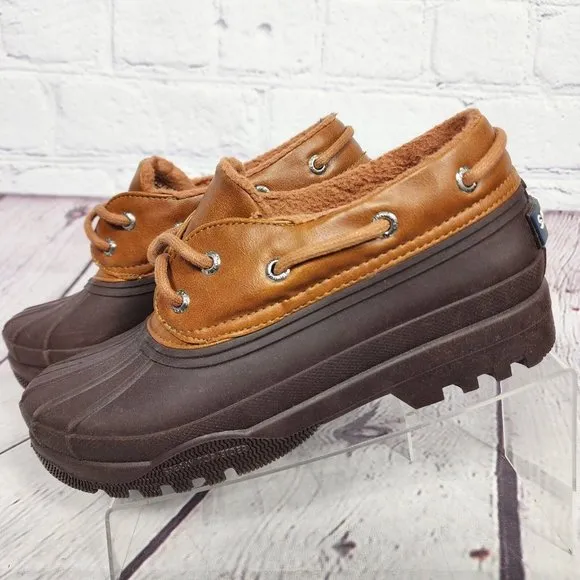 Sperry Women's Top Spider Heron Duck Shoes Size 6.5 Brown