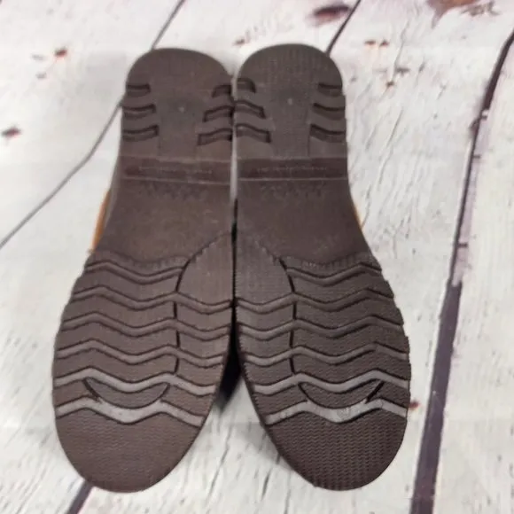 Sperry Women's Top Spider Heron Duck Shoes Size 6.5 Brown