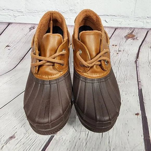 Sperry Women's Top Spider Heron Duck Shoes Size 6.5 Brown