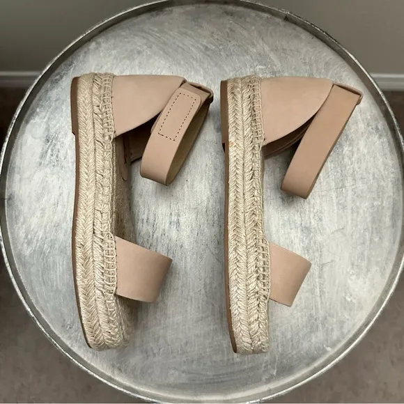Splendid Tan Espadrille Ankle Strap Sandals Size 7M