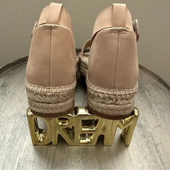 Splendid Tan Espadrille Ankle Strap Sandals Size 7M