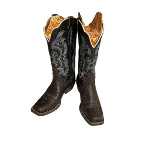 Square Toe Justin Cowboy Boots