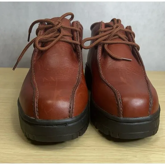 Stacy Adams Mens Boots Leather Vintage Granburry Chukka Chunky Retro Size 7M