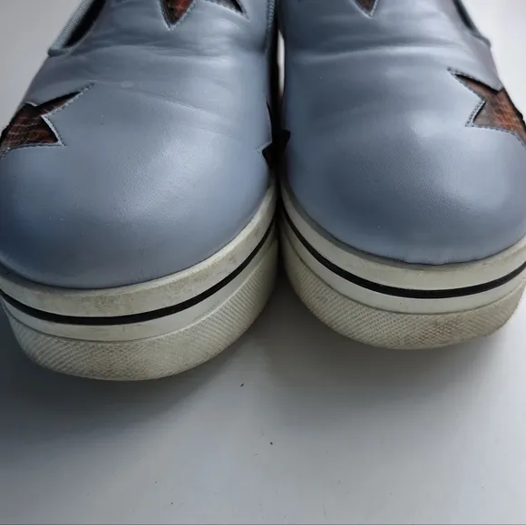 Stella McCartney Binx Baby blue Star Platform Shoes Size 39