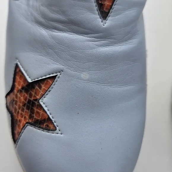 Stella McCartney Binx Baby blue Star Platform Shoes Size 39
