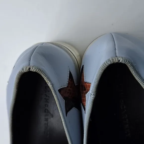 Stella McCartney Binx Baby blue Star Platform Shoes Size 39