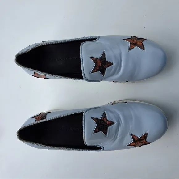 Stella McCartney Binx Baby blue Star Platform Shoes Size 39