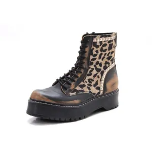 Steve Madden Avenger Boots Platform Lace Up Chunky Women's Shoes Sz 10 M
