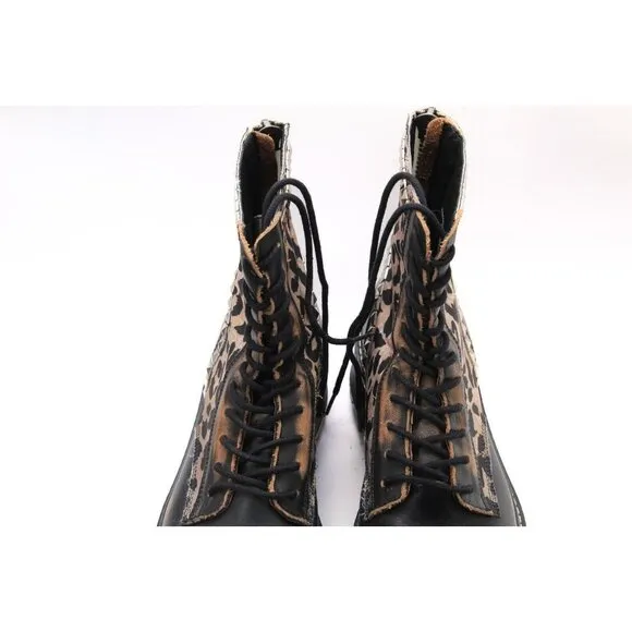 Steve Madden Avenger Boots Platform Lace Up Chunky Women's Shoes Sz 10 M