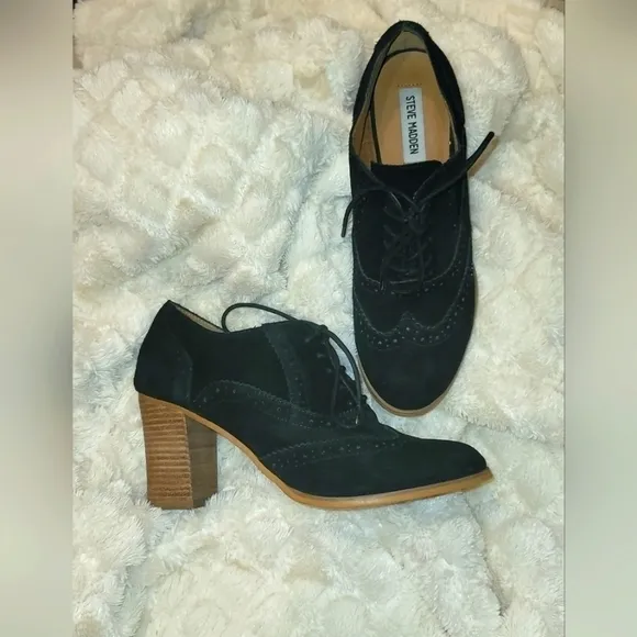 𝅺steve Madden Oxford Suede Shoes