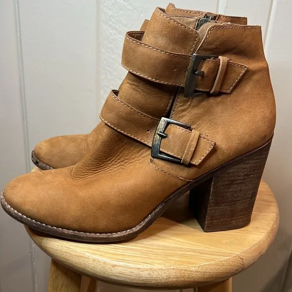 Steve Madden Trevur Double Buckle Ankle Boots