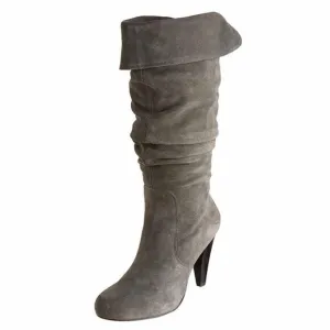 STEVE MADDEN Denvur Gray Suede Boots. Vintage Y2K