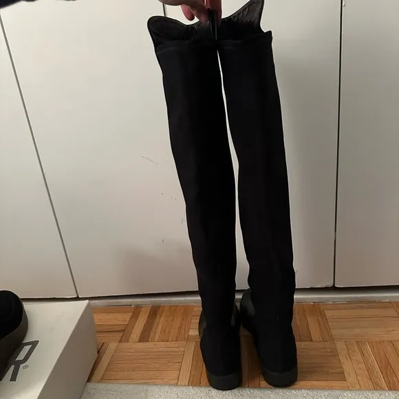 Stuart Weitzman 50/50 Over The Knee Leather Boots