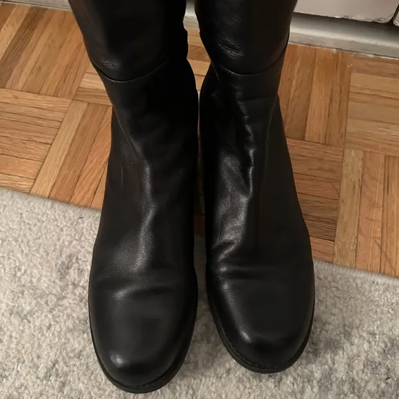 Stuart Weitzman 50/50 Over The Knee Leather Boots