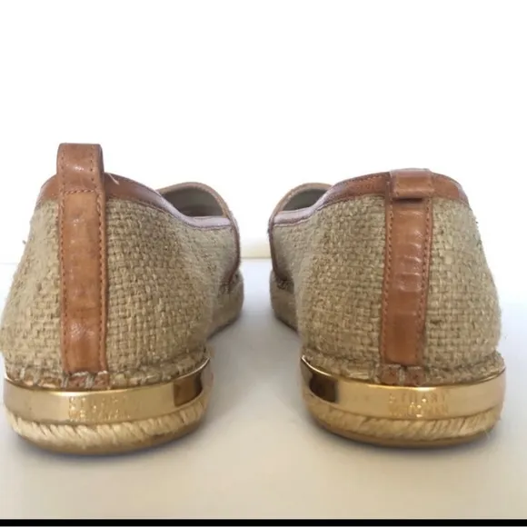 Stuart Weitzman Leopard Espadrilles luxury shoes sz 7.5