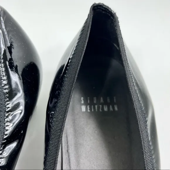 Stuart Weitzman Patent Leather Wedge Shoes