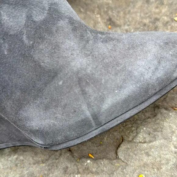 STUART WEITZMAN SLATE SUEDE CROP WEDGE ANKLE BOOT / BOOTIES -9 - NIB !🔥🤩