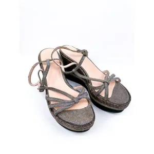 Stuart Weitzman Velocity Pyrite Nocturn Wedge Heels