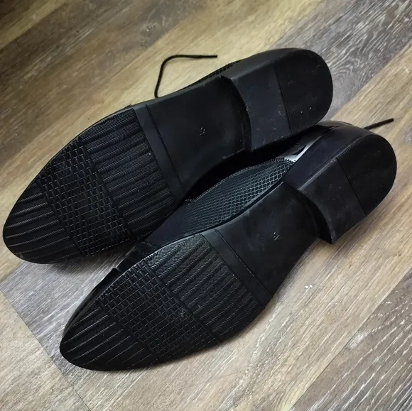 Stylish Black Patent Leather Shoes New
